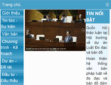 Tablet Screenshot of dosm.gov.vn